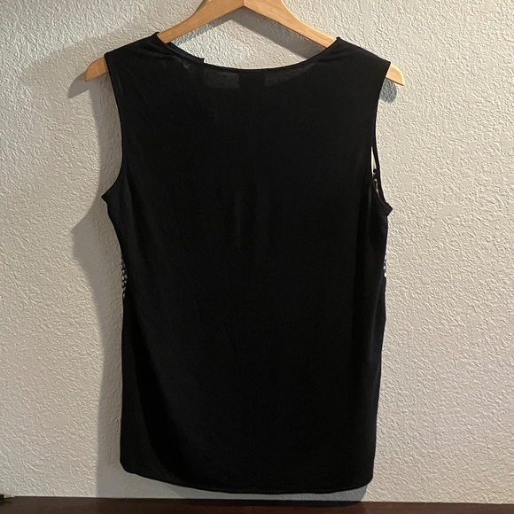 Women’s Black White Snake Skin Design Sleepless Blouse - Picture 2 of 4